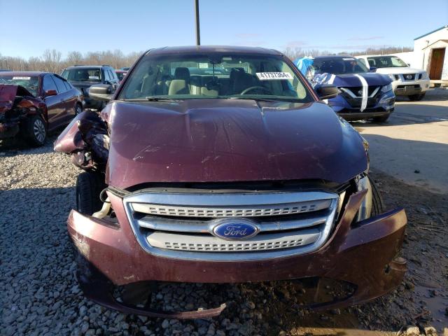 1FAHP2DW9BG167904 - 2011 FORD TAURUS SE BURGUNDY photo 5