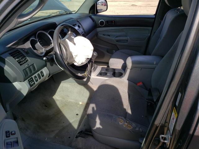 5TETX22N59Z609160 - 2009 TOYOTA TACOMA ACCESS CAB ნაცრისფერი ფოტო 7