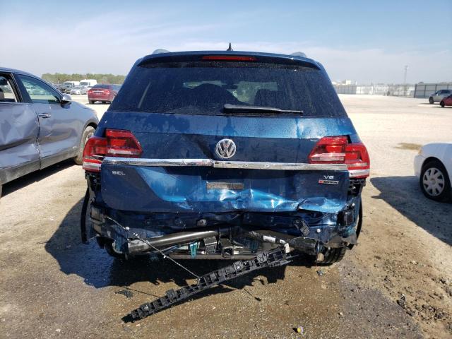 1V2MR2CA5JC544824 - 2018 VOLKSWAGEN ATLAS SEL BLUE photo 6