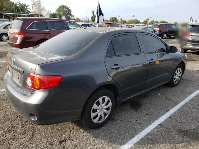1NXBU4EE0AZ247517 - 2010 TOYOTA COROLLA BASE GRAY photo 3