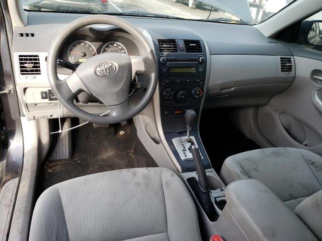 1NXBU4EE0AZ247517 - 2010 TOYOTA COROLLA BASE GRAY photo 8
