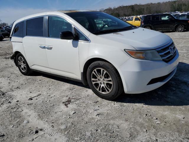 5FNRL5H69CB095295 - 2012 HONDA ODYSSEY EXL WHITE photo 4