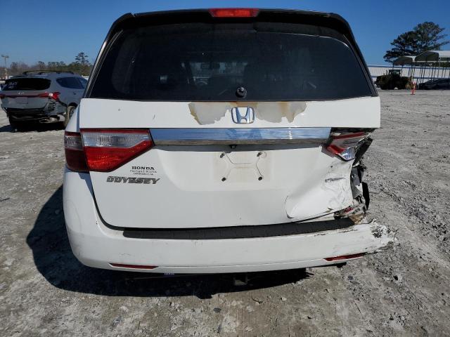 5FNRL5H69CB095295 - 2012 HONDA ODYSSEY EXL WHITE photo 6