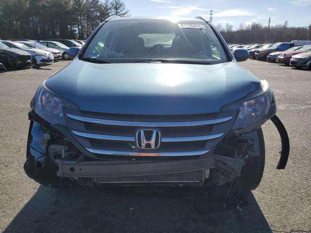 5J6RM4H73EL080639 - 2014 HONDA CR-V EXL GREEN photo 5