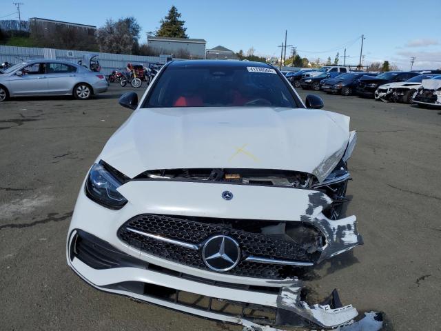 W1KAF4GB4PR095479 - 2023 MERCEDES-BENZ C 300 WHITE photo 5