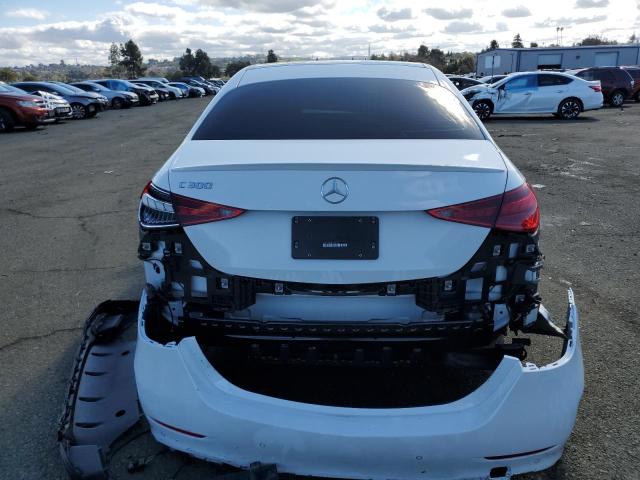 W1KAF4GB4PR095479 - 2023 MERCEDES-BENZ C 300 WHITE photo 6