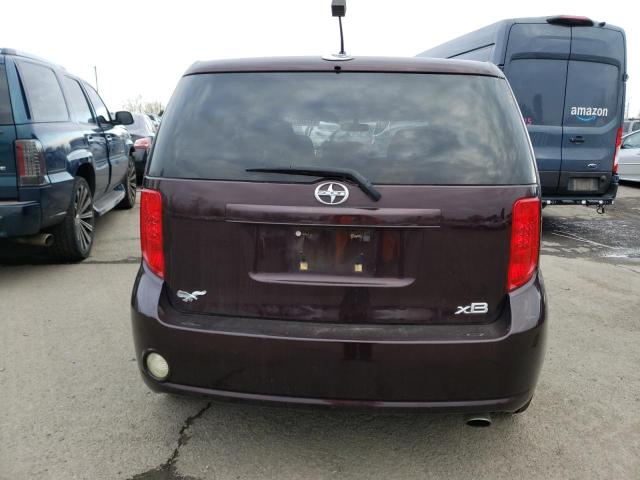 JTLKE50E081004899 - 2008 TOYOTA SCION XB Bordeaux Foto 6
