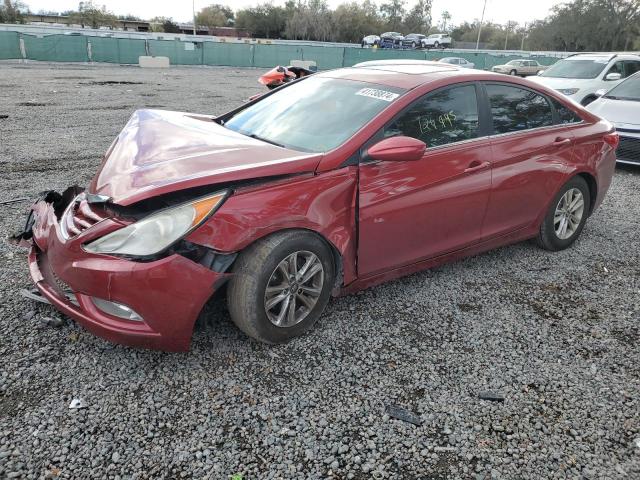 5NPEB4AC5DH705269 - 2013 HYUNDAI SONATA GLS BURGUNDY photo 1