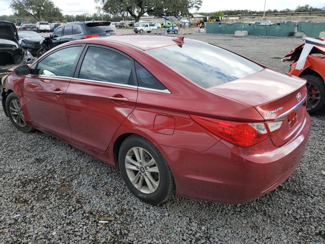 5NPEB4AC5DH705269 - 2013 HYUNDAI SONATA GLS BURGUNDY photo 2