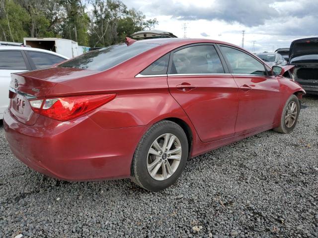 5NPEB4AC5DH705269 - 2013 HYUNDAI SONATA GLS BURGUNDY photo 3