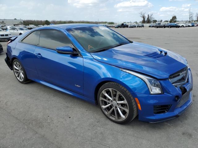 1G6AN1RY0H0197433 - 2017 CADILLAC ATS-V BLUE photo 4