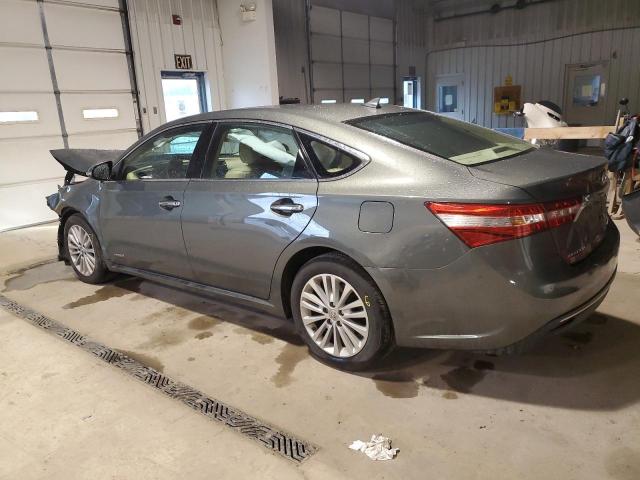 4T1BD1EB8DU015370 - 2013 TOYOTA AVALON HYBRID GRAY photo 2