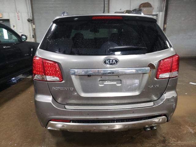 5XYKWDA24DG401548 - 2013 KIA SORENTO SX GRAY photo 6