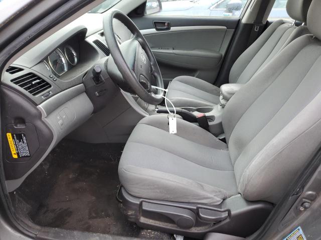 5NPET46C89H498616 - 2009 HYUNDAI SONATA GLS SILVER photo 7