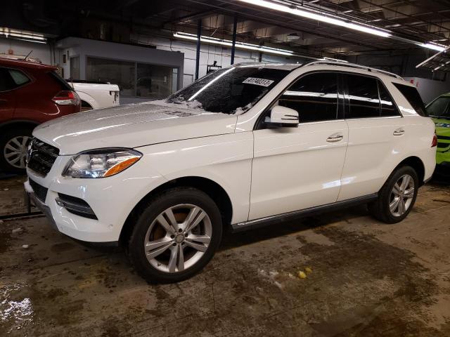 4JGDA5HB5EA409500 - 2014 MERCEDES-BENZ ML 350 4MATIC WHITE photo 1