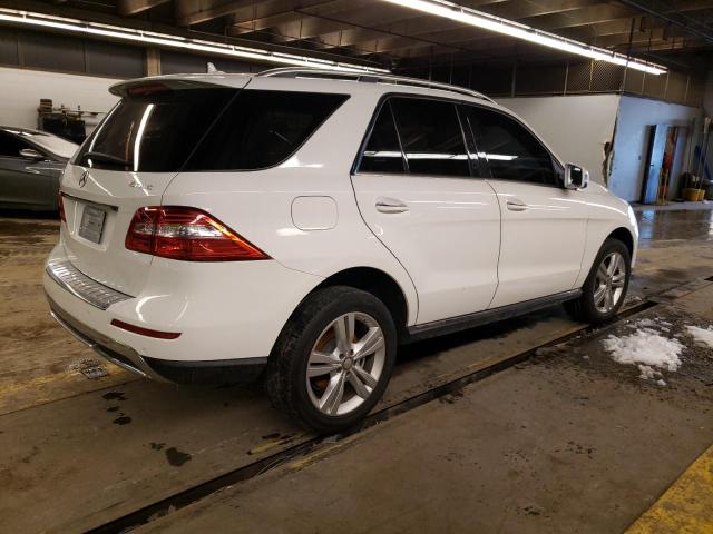 4JGDA5HB5EA409500 - 2014 MERCEDES-BENZ ML 350 4MATIC WHITE photo 3