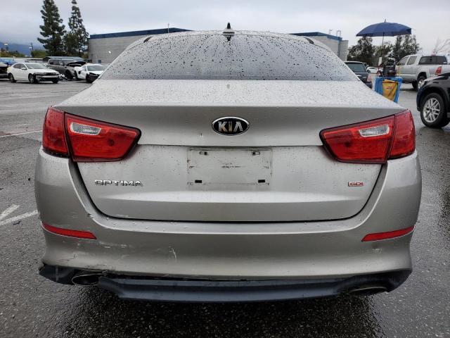 KNAGM4A73F5558763 - 2015 KIA OPTIMA LX BEIGE photo 6