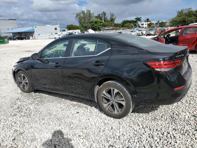 3N1AB8CV8NY292596 - 2022 NISSAN SENTRA SV BLACK photo 2