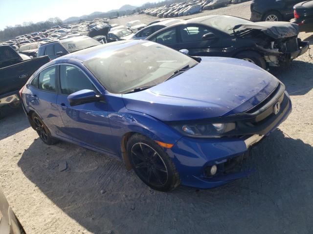 19XFC1F37KE012326 - 2019 HONDA CIVIC EX BLUE photo 4