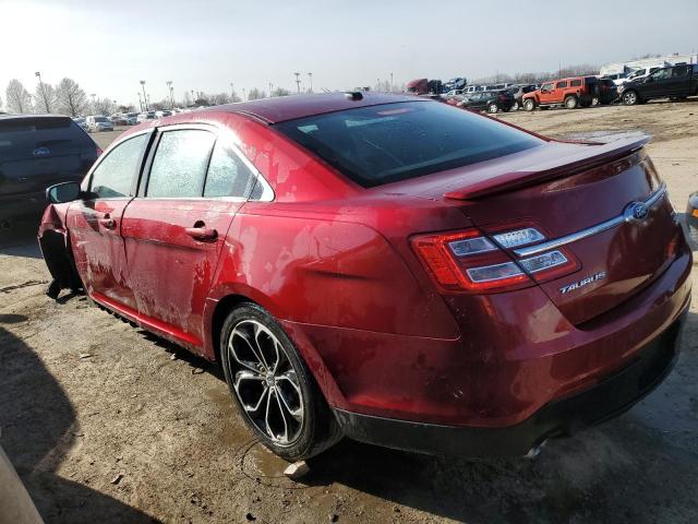 1FAHP2KT6DG180864 - 2013 FORD TAURUS SHO MAROON photo 2