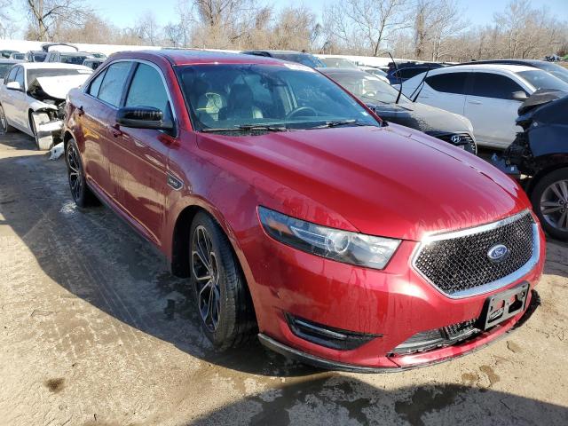 1FAHP2KT6DG180864 - 2013 FORD TAURUS SHO MAROON photo 4