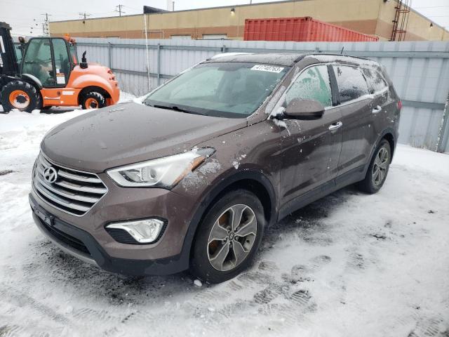 KM8SM4HF2DU029927 - 2013 HYUNDAI SANTA FE GLS BROWN photo 1