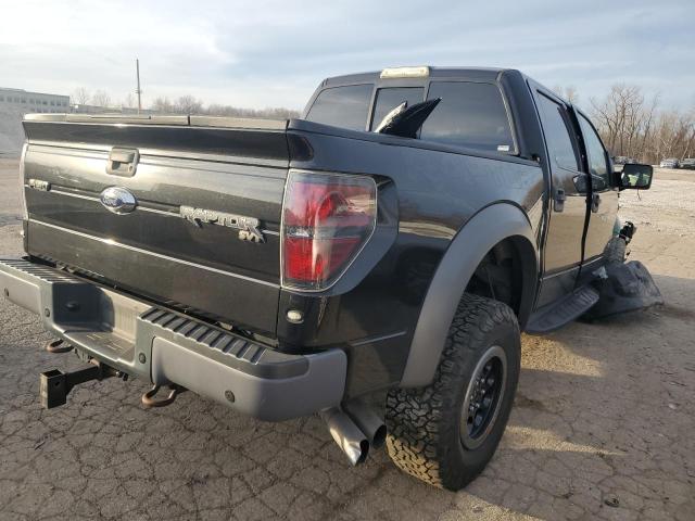 1FTFW1R65EFC71694 - 2014 FORD F150 SVT RAPTOR BLACK photo 3