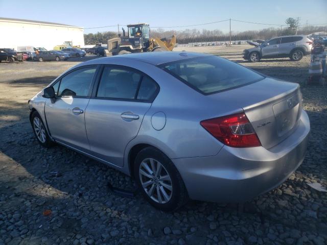 19XFB2F83CE300754 - 2012 HONDA CIVIC EX SILVER photo 2