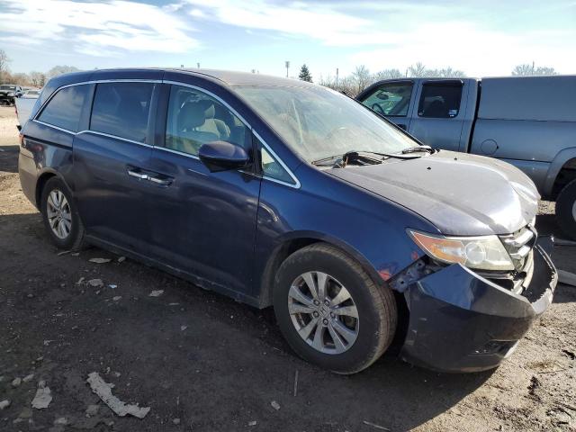 5FNRL5H46EB013119 - 2014 HONDA ODYSSEY EX BLUE photo 4