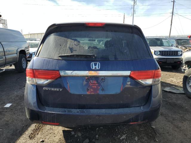 5FNRL5H46EB013119 - 2014 HONDA ODYSSEY EX BLUE photo 6