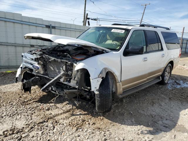 1FMJK1H59EEF17274 - 2014 FORD EXPEDITION EL XLT WHITE photo 1