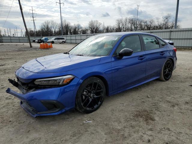 2HGFE2F57NH572455 - 2022 HONDA CIVIC SPORT 蓝色 照片 1
