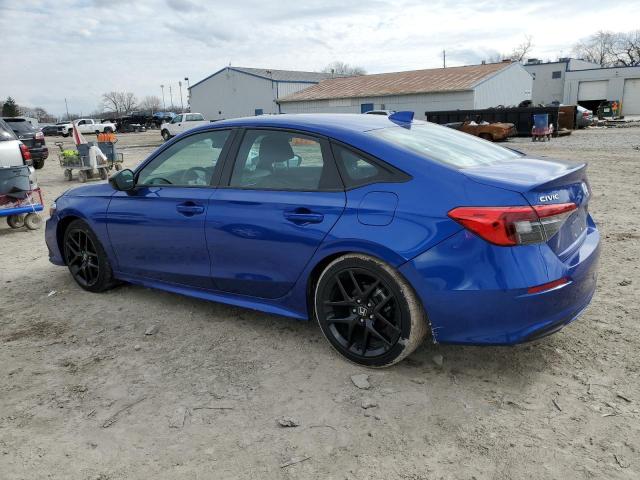 2HGFE2F57NH572455 - 2022 HONDA CIVIC SPORT 蓝色 照片 2