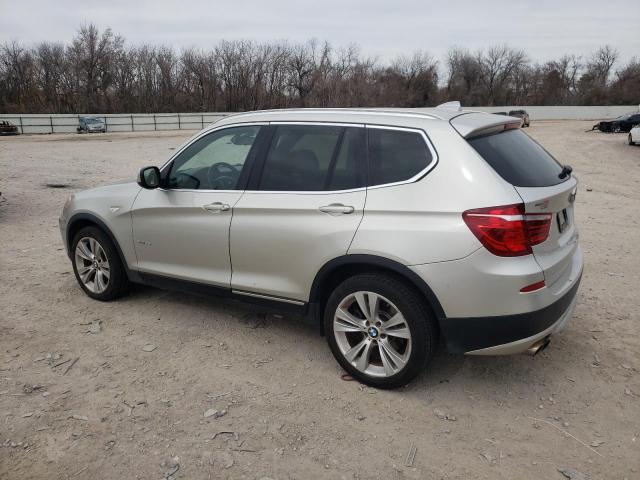 5UXWX7C52CL889391 - 2012 BMW X3 XDRIVE35I SILVER photo 2