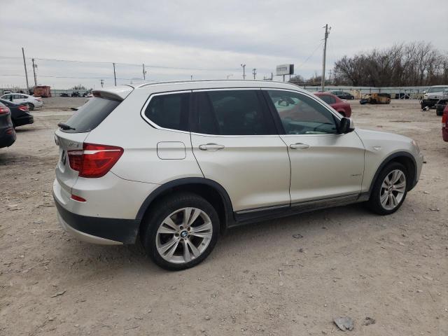 5UXWX7C52CL889391 - 2012 BMW X3 XDRIVE35I SILVER photo 3