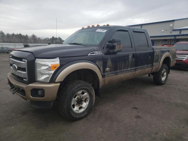 1FT8W3BT7BEB07224 - 2011 FORD F350 SUPER DUTY BLACK photo 1