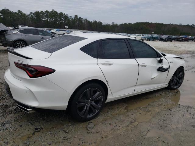 19UUB5F51NA000376 - 2022 ACURA TLX TECH A WHITE photo 3