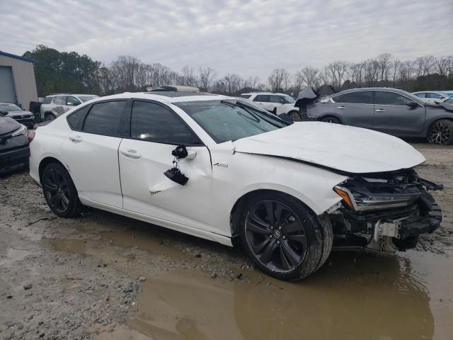 19UUB5F51NA000376 - 2022 ACURA TLX TECH A WHITE photo 4