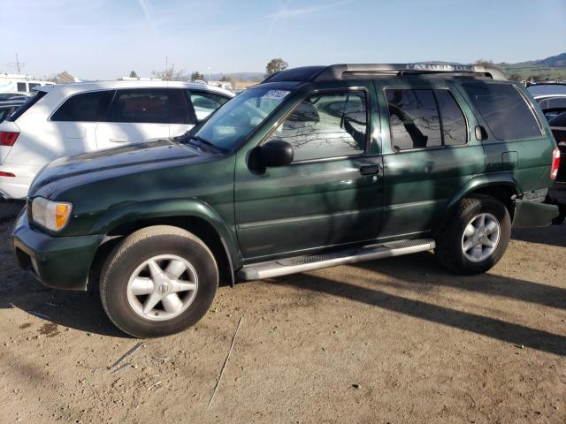 JN8DR09Y52W734542 - 2002 NISSAN PATHFINDER LE GREEN photo 1