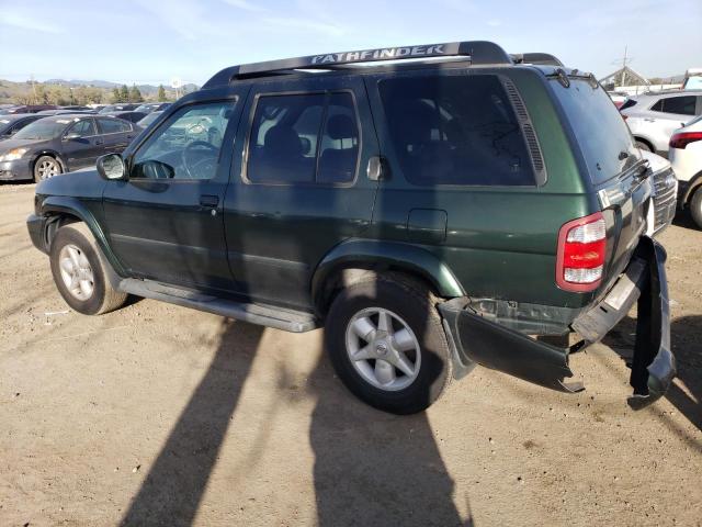 JN8DR09Y52W734542 - 2002 NISSAN PATHFINDER LE GREEN photo 2