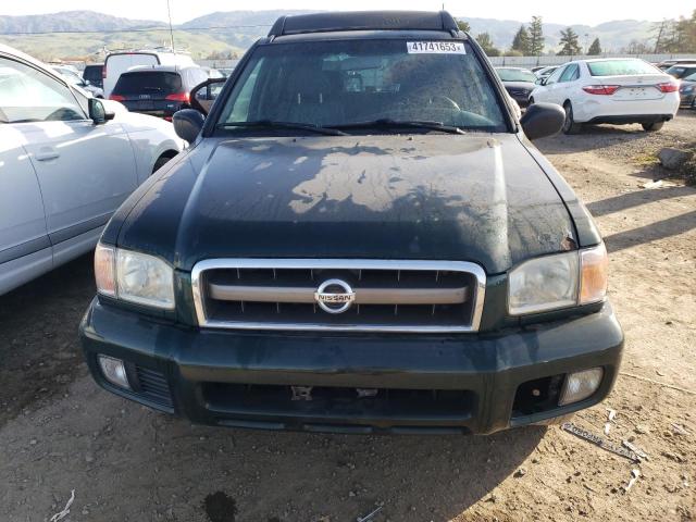 JN8DR09Y52W734542 - 2002 NISSAN PATHFINDER LE GREEN photo 5