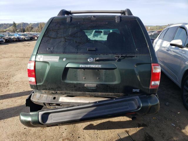 JN8DR09Y52W734542 - 2002 NISSAN PATHFINDER LE GREEN photo 6