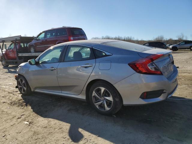 2HGFC2F60KH597563 - 2019 HONDA CIVIC LX SILVER photo 2