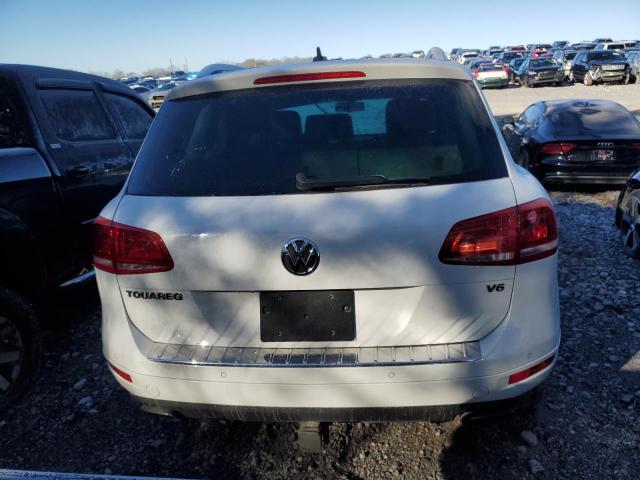 WVGEF9BP0ED006959 - 2014 VOLKSWAGEN TOUAREG V6 WHITE photo 6