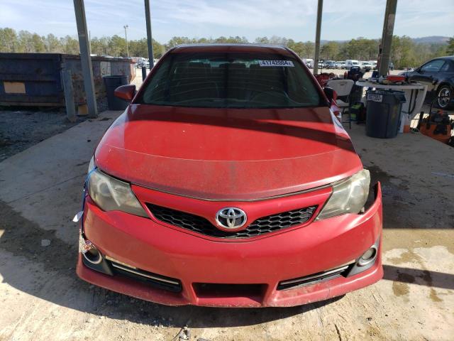 4T1BF1FK2EU788541 - 2014 TOYOTA CAMRY L RED photo 5