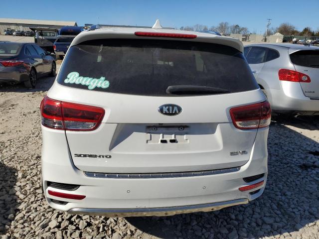 5XYPKDA55GG166836 - 2016 KIA SORENTO SX WHITE photo 6