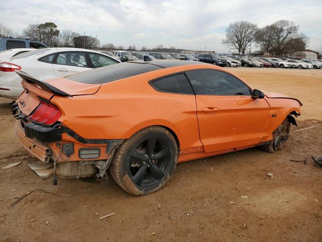 1FA6P8CF3M5143334 - 2021 FORD MUSTANG GT ORANGE photo 3