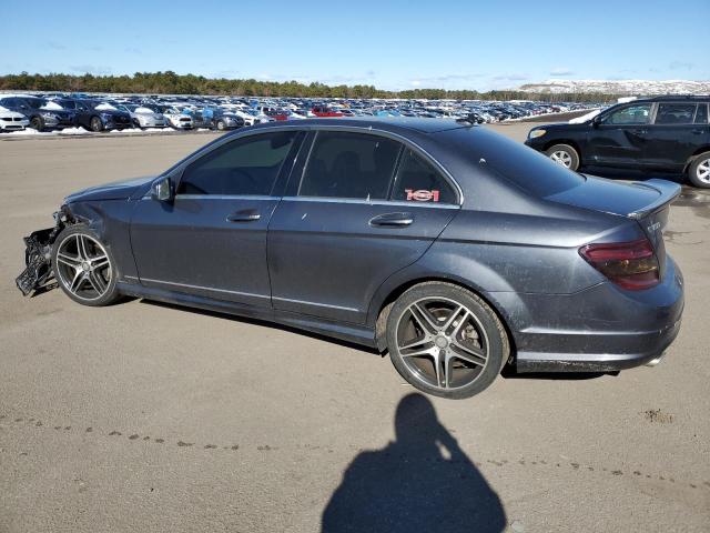 WDDGF8BB1BA500231 - 2011 MERCEDES-BENZ C 300 4MATIC GRAY photo 2