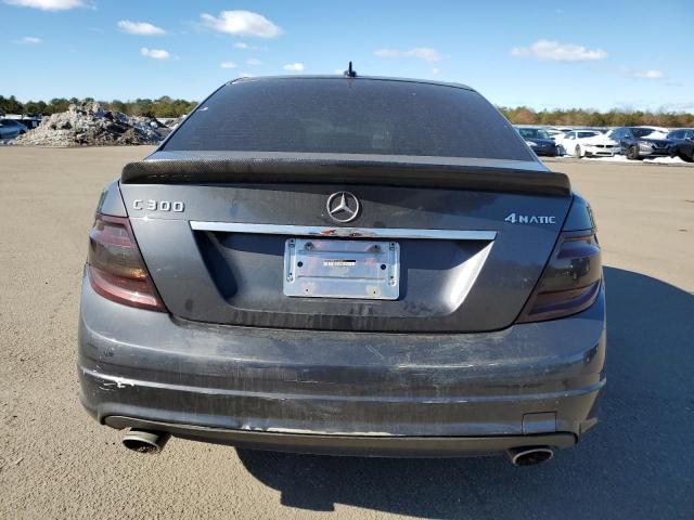 WDDGF8BB1BA500231 - 2011 MERCEDES-BENZ C 300 4MATIC GRAY photo 6