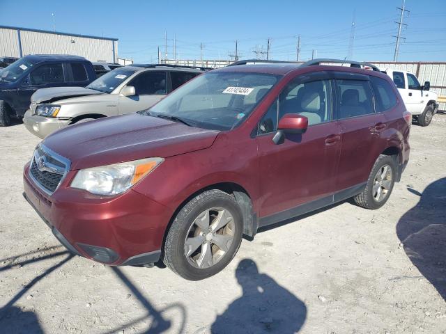 JF2SJADC2FH506960 - 2015 SUBARU FORESTER 2.5I PREMIUM RED photo 1